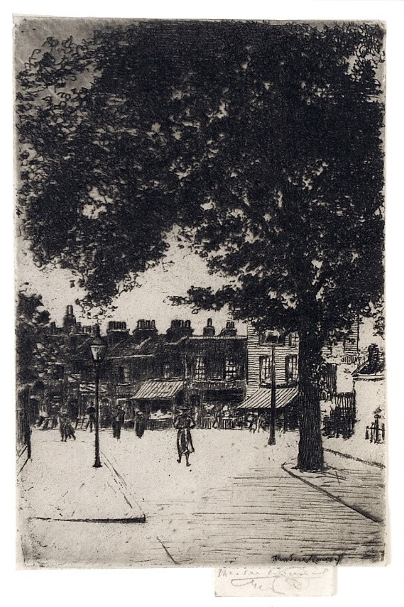 The Sign Of The White Horse, Parson’s Green by Theodore Roussel