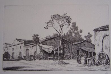 The Wheelwright’s Shop by Ian Strang at Sylvan Cole Gallery