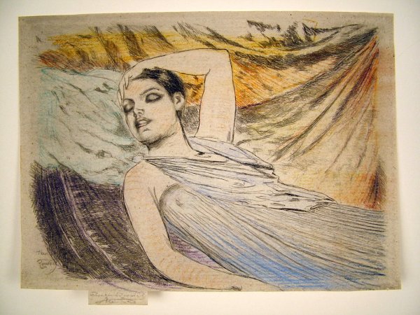 Sleeping Model by Theodore Roussel