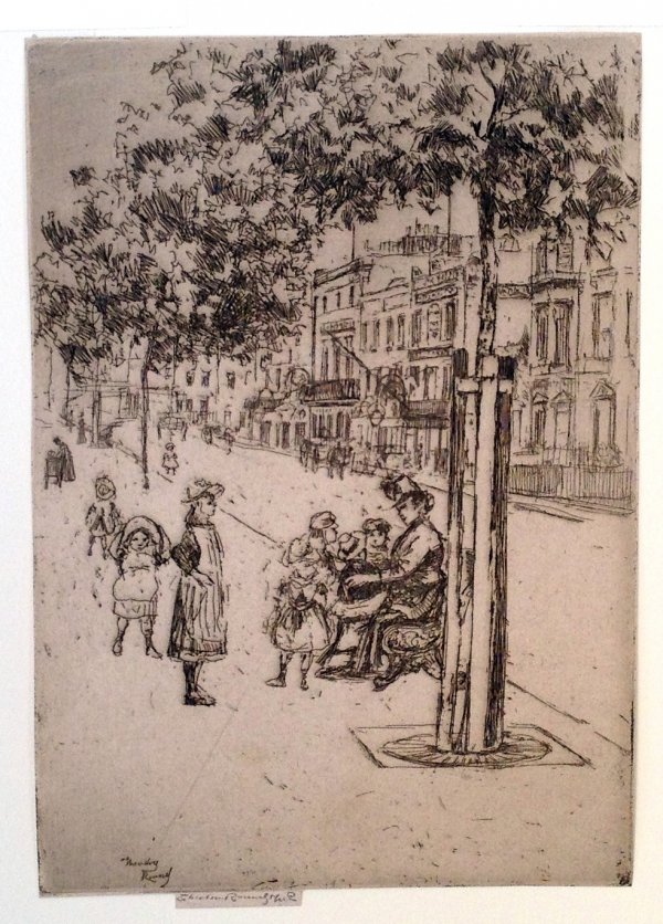 Chelsea Children, Chelsea Embankment by Theodore Roussel