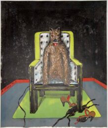 Thirsting Wolf by Marvin Israel at Sylvan Cole Gallery