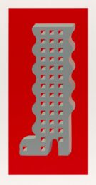 Thirteen Storey Wavey Boot by Anthea Hamilton at Whitechapel Gallery