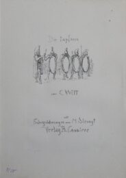 Titel “die Tapferen Zehntausend” by Max Slevogt at Sylvan Cole Gallery