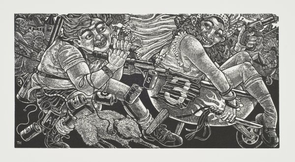 Race Of The Wheelbarrow Bride by Tom Huck