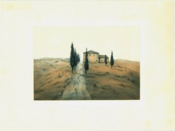 Toskanische Landschaft / Tuscan Landscape by Ute Gortner at Sylvan Cole Gallery