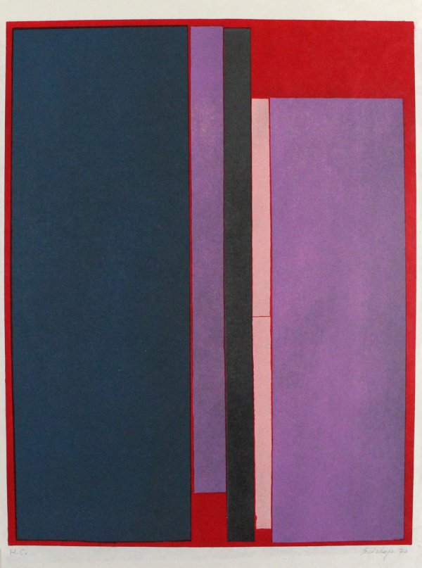 Composizione A Colori by Toti Scialoja