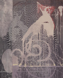 Untitled 1521 (silver) by Dorothea Van Camp at Oehme Graphics