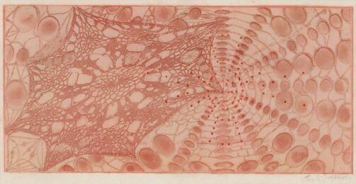 Untitled (colored lace) by Judy Pfaff at Tandem Press (IFPDA)