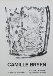 Untitled (exhibition Poster) by Camille Bryen at Sylvan Cole Gallery