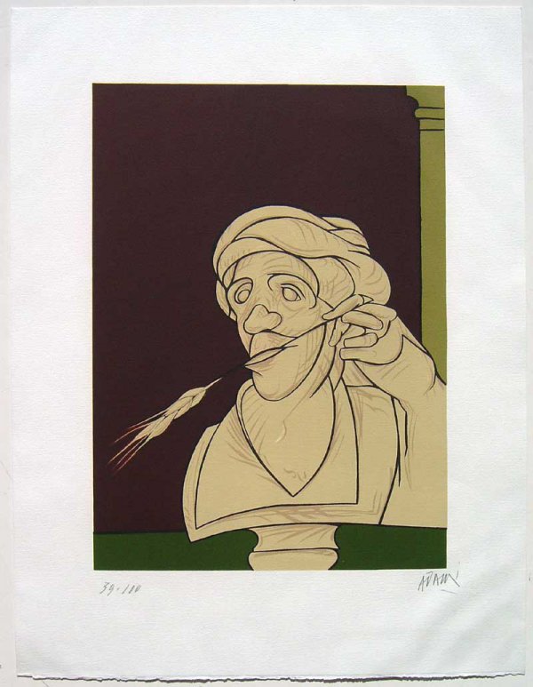 Stèle by Valerio Adami