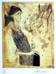 Virginia Woolf I by Ralph Steadman at Gallery TEN