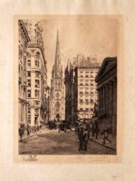 Wall Street, Ny by Charles Friedrich Mielatz at Editions Graphiques Ltd