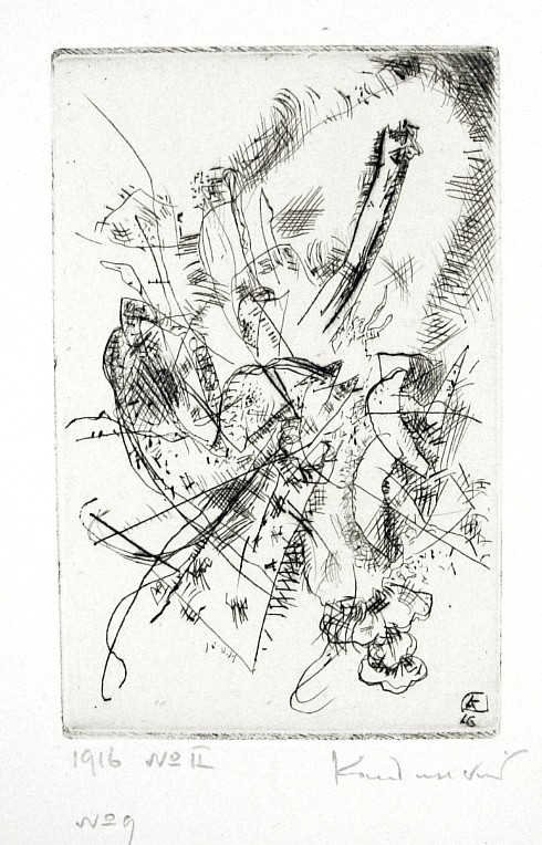 Etching 1916 Number Ii by Wassily Kandinsky