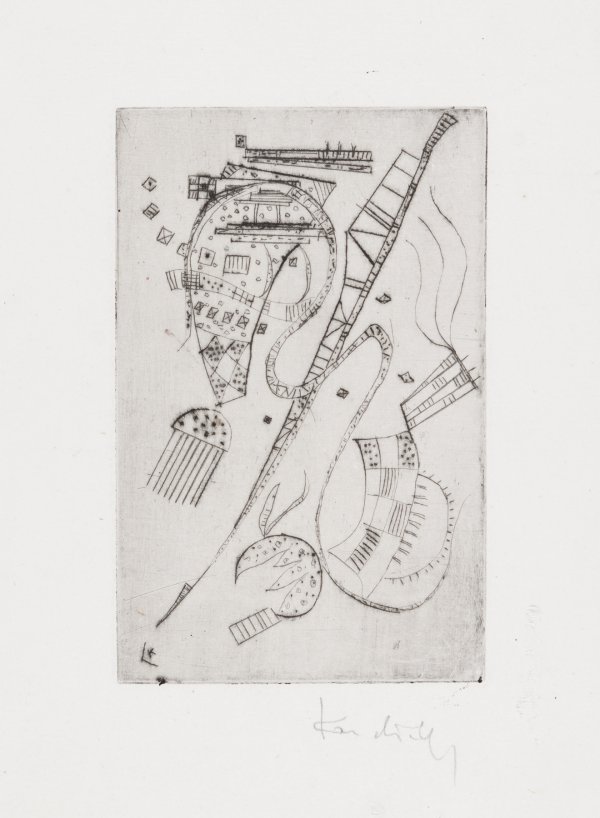 Etching For Stephen Spender “fraternity” by Wassily Kandinsky