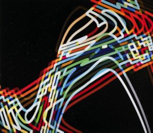 Waste Painting #9, The Crown Jewels by Peter Saville at Paul Stolper Gallery