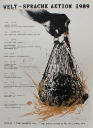 Welt-sprache Aktion 1989 by Micha Brendel at Sylvan Cole Gallery
