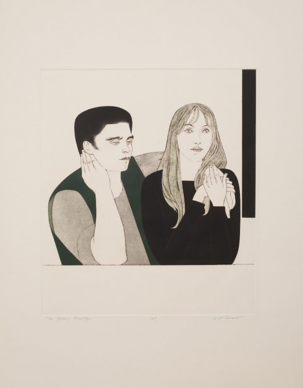 The Young Couple by Will Barnet