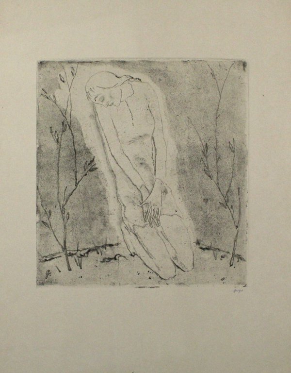 Kniende (grosse Fassung) / Kneeling Woman (large V by Willi Geiger