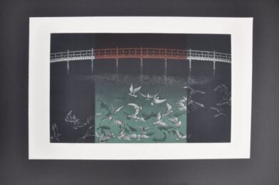 Window Birds by Katsunori Hamanishi at Hanga Ten - Contemporary Japanese Prints