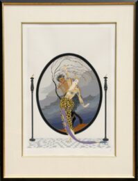 Woman And Satyr by Erte at RoGallery