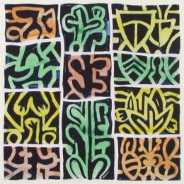 Woven Garden 3 by Holly Hughes at Oehme Graphics