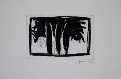 Xiprers Al Claustre / Cypresses In The Cloister by Joan Hernandez Pijuan at Sylvan Cole Gallery