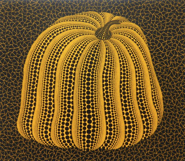 Yellow Colored Pumpkin by Yayoi Kusama