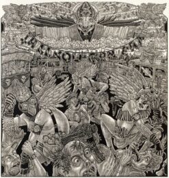“the Feast Of Lord Aporkalyptus” by Tom Huck at Tom Hück's Evil Prints