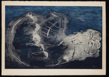 Femme Dans La Nuit by Jean Fautrier at Emanuel von Baeyer - Cabinet