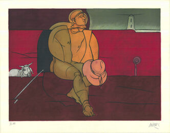 Gardien De Phare by Valerio Adami at Sylvan Cole Gallery