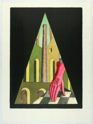 Il Guanto Rosso (l’énigme De La Fatalité) by Giorgio De Chirico