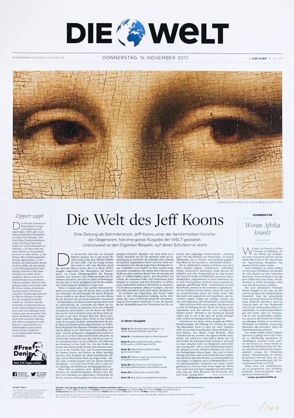 Die Welt by Jeff Koons
