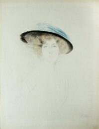 Le Chapeau A Plume – Mademoiselle Liane De Pougy by Paul Cesar Helleu at Editions Graphiques Ltd