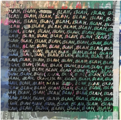 Blah, Blah, Blah by Mel Bochner