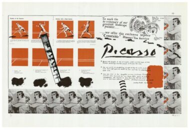 Public Palette by Derek Boshier at Sims Reed Gallery (IFPDA)
