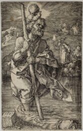 Saint Christopher Facing Right by Albrecht Dürer at Sarah Sauvin