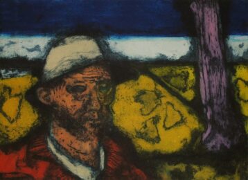 The Painter Vangogh by Hughie O'Donoghue at Paupers Press