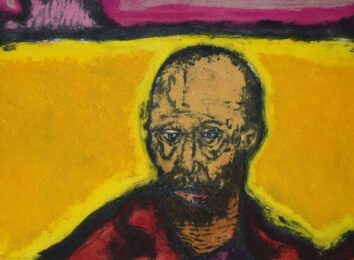 The Yellow Man by Hughie O'Donoghue at Paupers Press