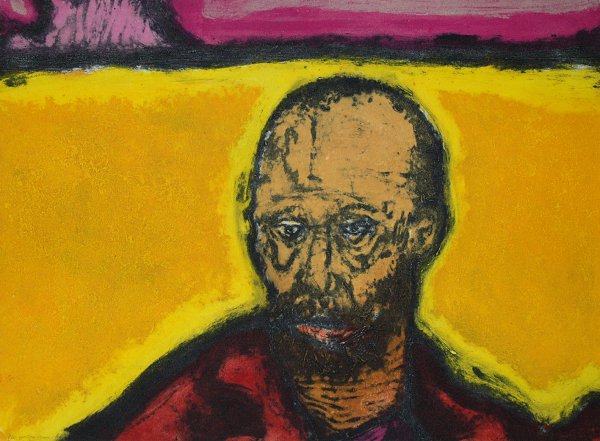 The Yellow Man by Hughie O'Donoghue