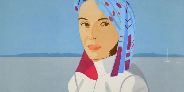 Ada With Blue Hat by Alex Katz