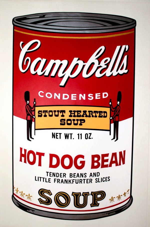 Campbell’s Soup: Hot Dog Bean (fs Ii.59) by Andy Warhol