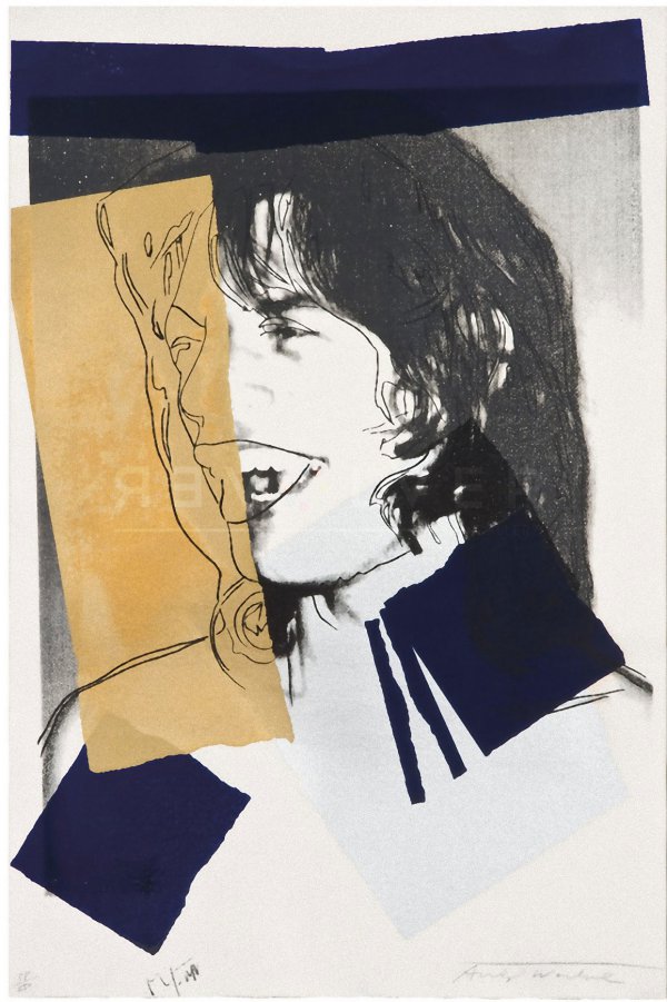 Mick Jagger (fs Ii.142) by Andy Warhol