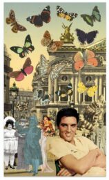 Elvis In Paris by Peter Blake at Paul Stolper Gallery