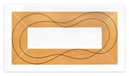 Extended Frame With Separation by Robert Mangold at Krakow Witkin Gallery