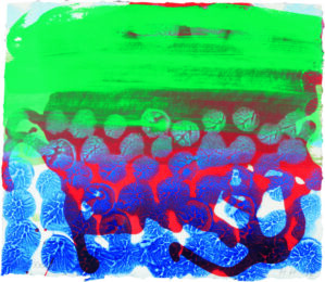 In A Public Garden by Howard Hodgkin at Sims Reed Gallery (IFPDA)