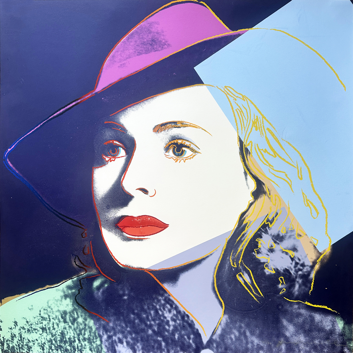 Ingrid Bergman With Hat  315 (Trial Proof) by Andy Warhol