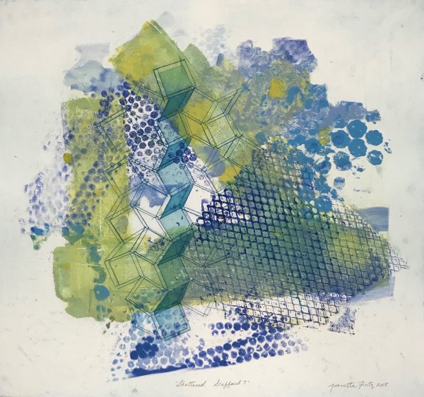Scattered Scaffold 7 by Jeanette Fintz