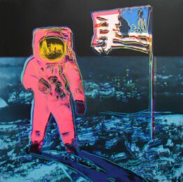 Moonwalk, Blue And Pink (fs Ii.405) by Andy Warhol at Revolver Gallery