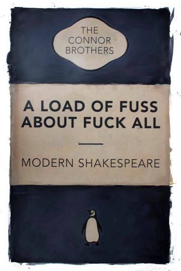 A Load Of Fuss – Modern Shakespeare (navy) by The Connor Brothers