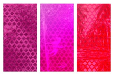Tropical Bounds (triptych) by Sara Jimenez at Michael Steinberg Fine Art